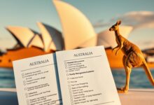 travel checklist Australia