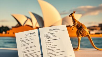 travel checklist Australia