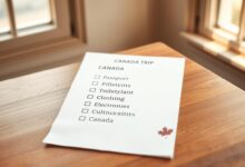travel checklist Canada