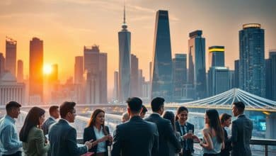 professional networking abroad